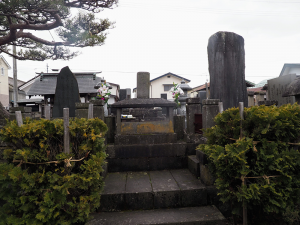 中野竹子の墓(法界寺境内)