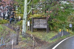 町野久吉の墓地へ